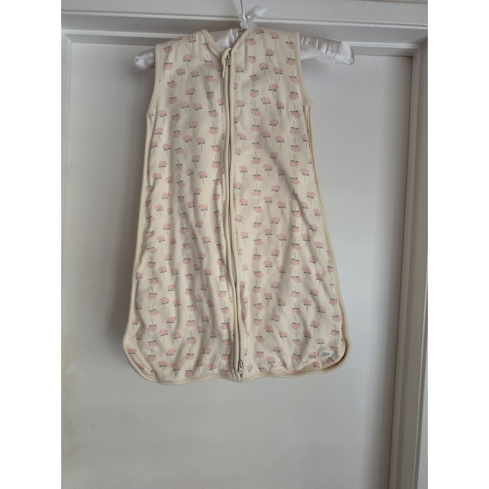 Tiny Kind Baby Swaddle 0-6 Months Cream Pink Floral Sleep Wrap Blanket